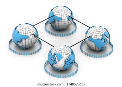 3d rendering of World partnership