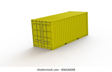 3d Isometric Shipping Cargo 20 Ft Stock Vector (Royalty Free) 1711364128