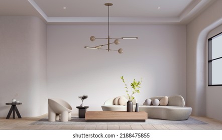 3d Rendering,3d Illustration, Interior Scene And  Mockup,furniture Designer Render 3D Model Sofa Living Room.