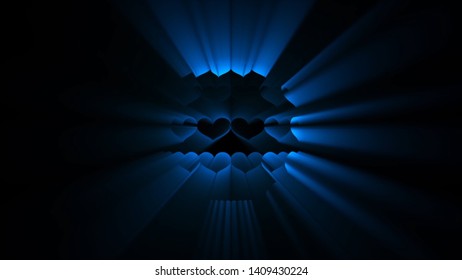 3D Rendering.Abstract Light Burst Background