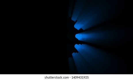 3D Rendering.Abstract Light Burst Background