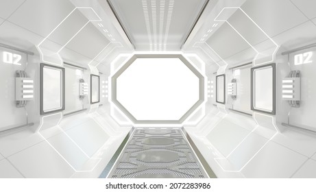 3d Rendering,Clean And Modern Research Laboratories, Scientific Research Laboratories,laboratory Or Spaceship. Generic Technology