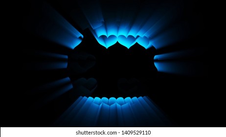 3D Rendering.Light burst  on background