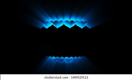 3D Rendering.Light burst  on background