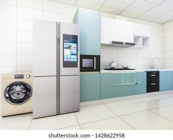 Washing Machine Cupboard Images Stock Photos Vectors Shutterstock