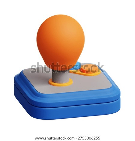 3d retro controller game icon