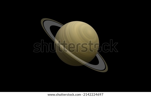 3D Saturn planet and rings close-up\
rendering with the clipping path included in the illustration, for\
space exploration\
backgrounds.