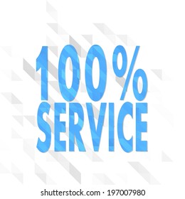 3d service low poly of  isolated on trendy white triangle background 