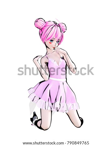 Think, Sexy anime girls 3d Sexy anime girls 3d think