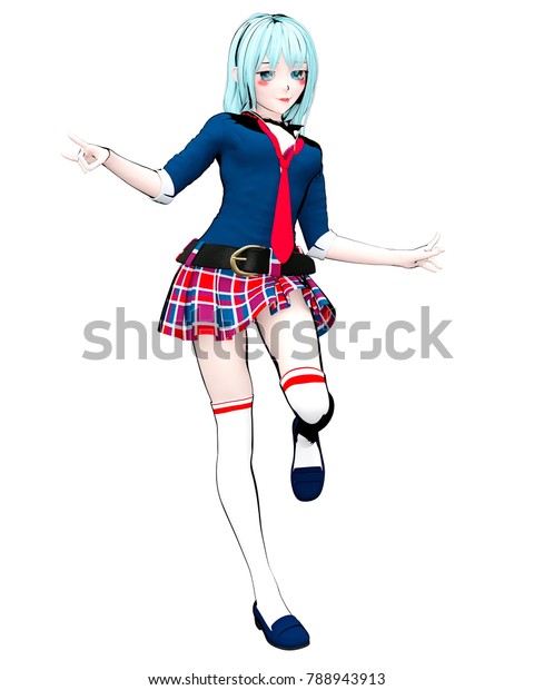 anime school doll