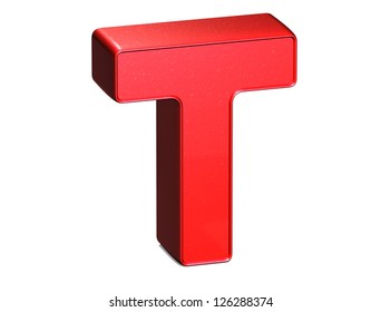 3d Shiny Red Letter Collection Over Stock Illustration 126288374 ...