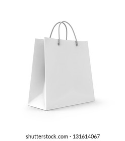 3d shopping bag. 3d render