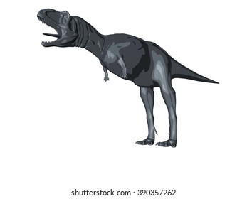 3d Sketch Render Dinosaur Which Lived Stock Illustration 390357262 ...