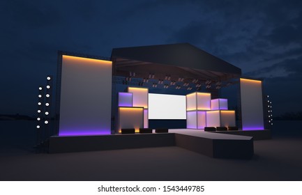 outdoor concert stage design