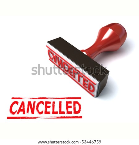 3d stamp cancelled