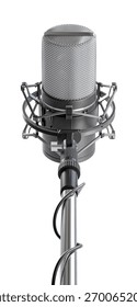 3d Studio microphone transparent background