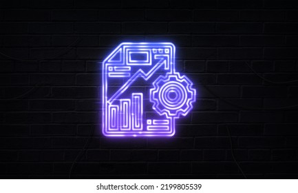 3D Subject Matter Experts Icon Neon Sign