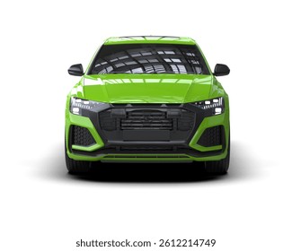 3D SUV isolated on background. 3d rendering - illustration