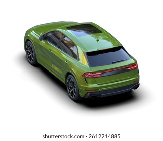 3D SUV isolated on background. 3d rendering - illustration