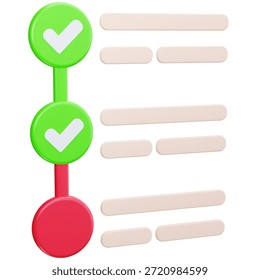 3D Task Checklist Planning Process