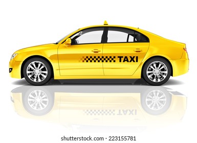 3D Taxi Car
