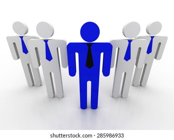 3d Team Leader Stock Illustration 285986933 | Shutterstock