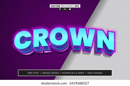 3D Text Effect Fully Editable 