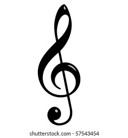 3d Treble Clef