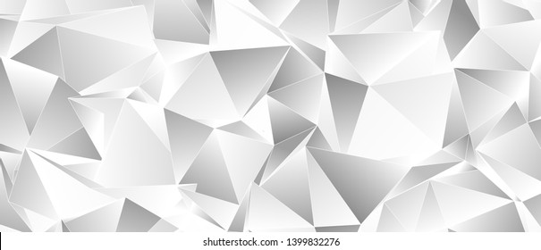 3d Triangles, abstract  background. Design wallpaper. polygonal mosaic
