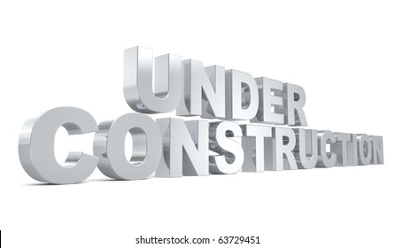 3d Under Construction Logo From My Metal Collection