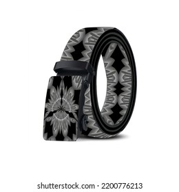 3D unique leather belt for men. It's new design for fashion or belt factory  - Powered by Shutterstock