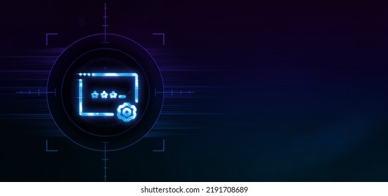 3D Update Password Strength Icon Neon Sign