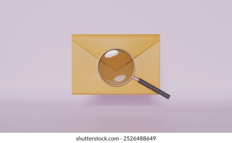 3D vector illustration of a golden envelope with a key symbol, perfect for web design and business concepts - Powered by Shutterstock