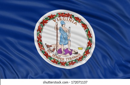 3D Virginia  Flag