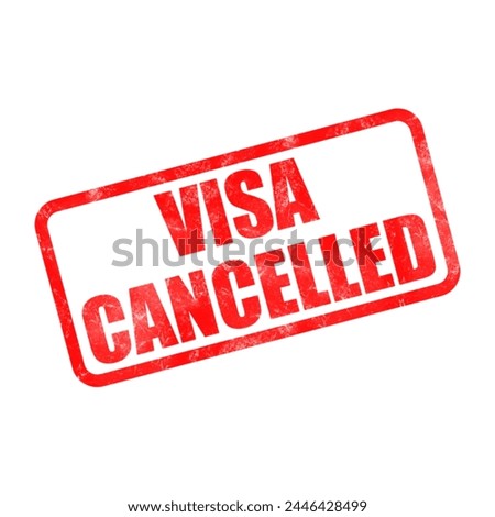 3D Visa application status poster