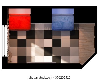 3D visualization child's room