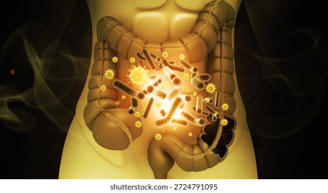 3D Visualization of Human Gut Microbiome: Diversity and Infection Pathogens	