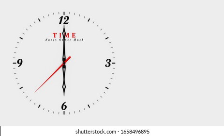 3D Wall Clock Background, Timetable Schedule, 3D illustration, 3D rendering, 6AM/PM,
