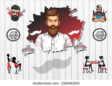 3D Wallpaper Barber Shop And New Saloon Wallpaper