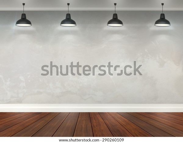 3d Wallpaper Room Ceiling Lamps Stock Illustration 290260109