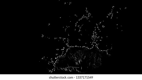 3D Water Splash Image