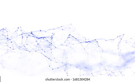 3d Wave On White Background Network Stock Illustration 1681304284 ...