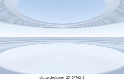 3d White abstract background texture design pattern element product display