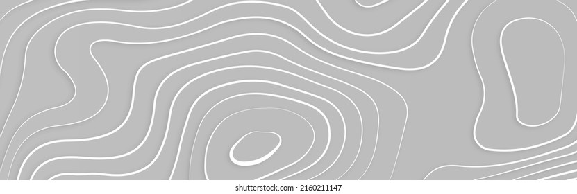 3418 Abstract Background Of Topographic Map Concept Contour Map 3d Illustration 图片、库存照片和矢量图 4215