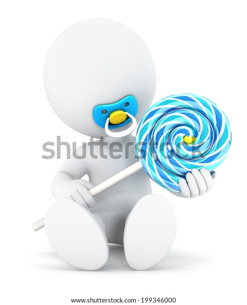 3d White People Baby Boy Lollipop Stock Illustration 199346000 3d-white-people-baby-boy-lollipop-stock-illustration-199346000
