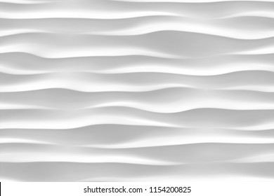3d White Wave Seamless Texture