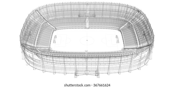 Football Stadium Draw High Res Stock Images Shutterstock