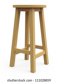 3D Wood Stool