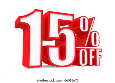 3d Word 15 Percent Off On Stock Illustration 66013678 | Shutterstock