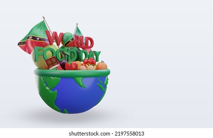 3d World Food Day St Kitts And Nevis